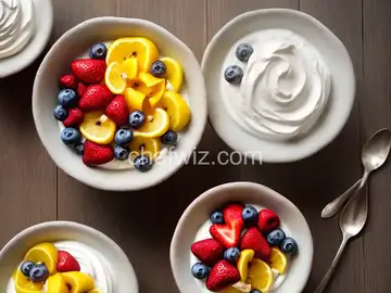 Fresh Fruit with Honey Vanilla Yogurt