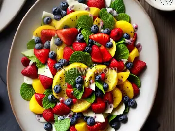 Fresh Fruit with Poppy Seed Dressing