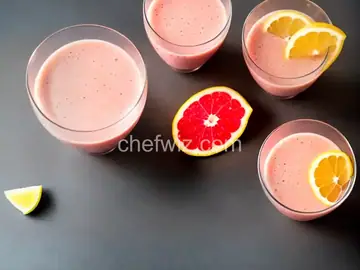 Fresh Grapefruit Juice Smoothie