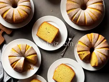 Fresh Orange Pound Cakes with an Orange Glaze