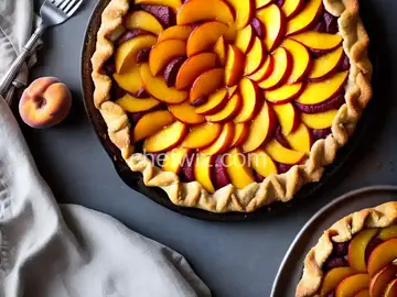 Fresh Peach Crostata