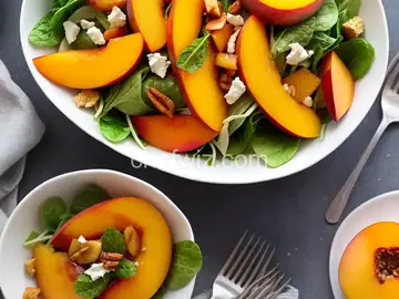 Fresh Peach Salad