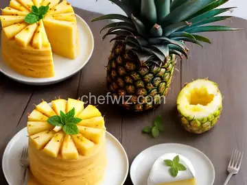 Fresh Pineapple Dessert