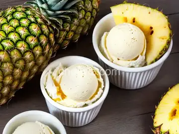 Fresh Pineapple Ice Cream Recipe