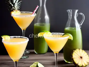Fresh Pineapple Margaritas Recipe