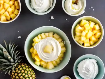 Fresh Pineapple Sherbet