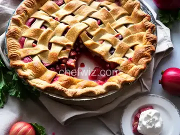 Fresh Rhubarb Pie