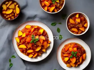 Fresh Spiced Peach Jam
