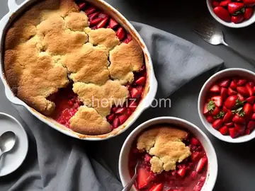 Fresh Strawberry Cobbler
