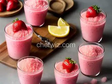 Fresh Strawberry Granita