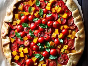 Fresh Tomato and Squash Galette