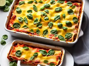 Fresh Vegetable Lasagna with Spinach and Zucchini