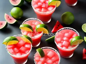 Fresh Watermelon Margaritas Recipe