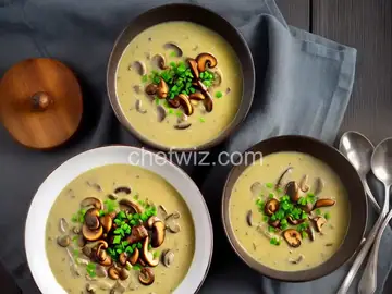 Fresh Wild Mushroom Soup