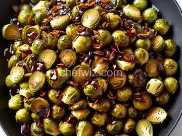 Fried Brussels Sprouts With Shallots, Honey, and Balsamic Vinegar Recipe