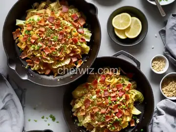 Fried Cabbage with Bacon and Garlic