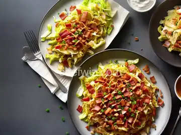 Fried Cabbage with Bacon