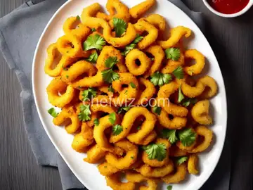 Fried Calamari With Red Sauce Recipe