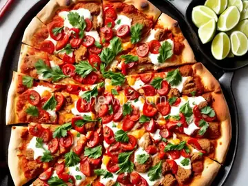 Fried Chicken Pizza