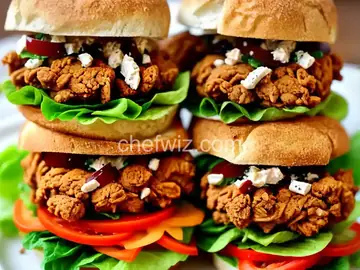 Fried Chicken Salad Sandwiches