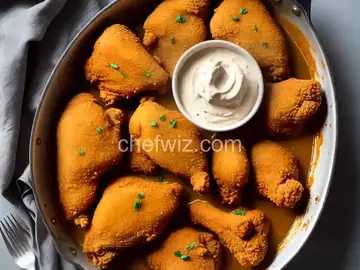 Fried Chicken with Creamy Gravy