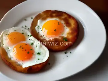 Fried Egg For One (Made in a Microwave with No Oil)