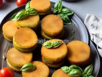 Fried Green Tomato Caprese