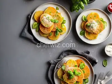 Fried Green Tomato Parmesan