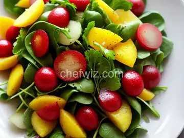 Fried Lemon and Radish Salad