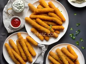 Fried Mozzarella Cheese Sticks