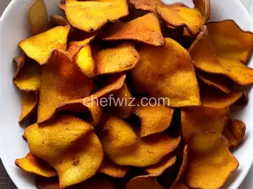 Fried Sunchoke Chips with Rosemary Salt