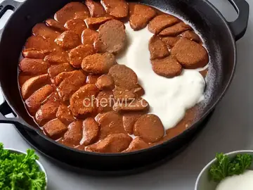 Fried liver soaked in milk