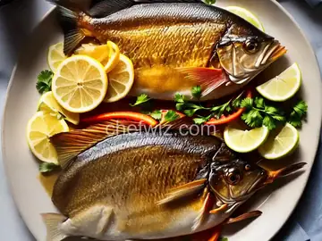 Fried mojarra (fried fish)