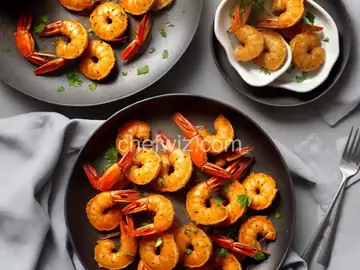 Fried prawn heads