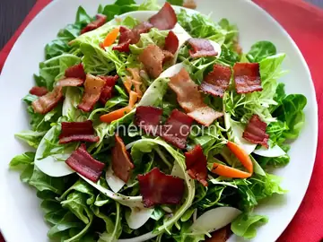 Frisée Salad With Warm Bacon Vinaigrette