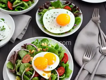 Frisee Salad with Egg and Bacon