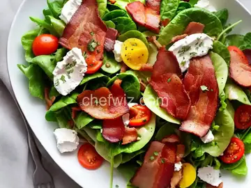 Frisee Salad with Hot Bacon Dressing