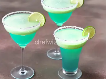 Frozen Blue Moscato Margaritas