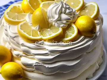 Frozen Lemon Pavlova