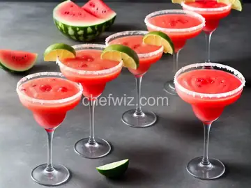 Frozen Watermelon Margaritas