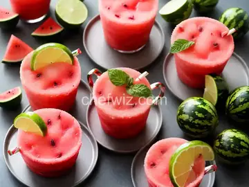 Frozen Watermelon Mules