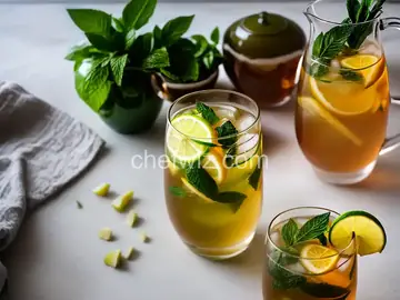 Fruit-Flavored Iced Green Tea