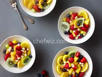 Fruit Salad with Lemon-Cinnamon Syrup