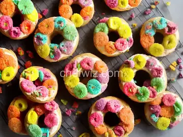 Fruity Pebbles Donuts