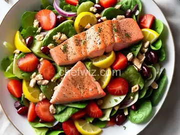 Fruity Red Salmon Salad