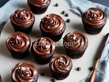 Fudgy Chocolate Cupcakes