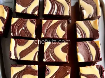 Fudgy Marbled Cheesecake Brownies