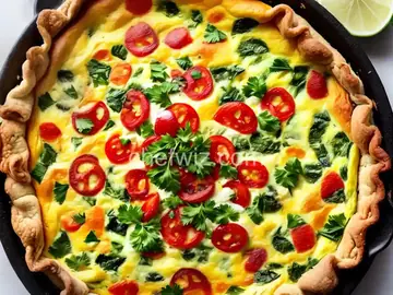 Fully Loaded Everything Bagel Quiche