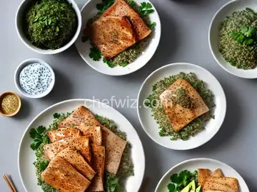 Furikake Ahi with Cilantro Dip