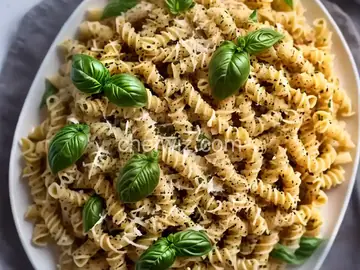Fusilli Alla Vodka With Basil and Parmesan